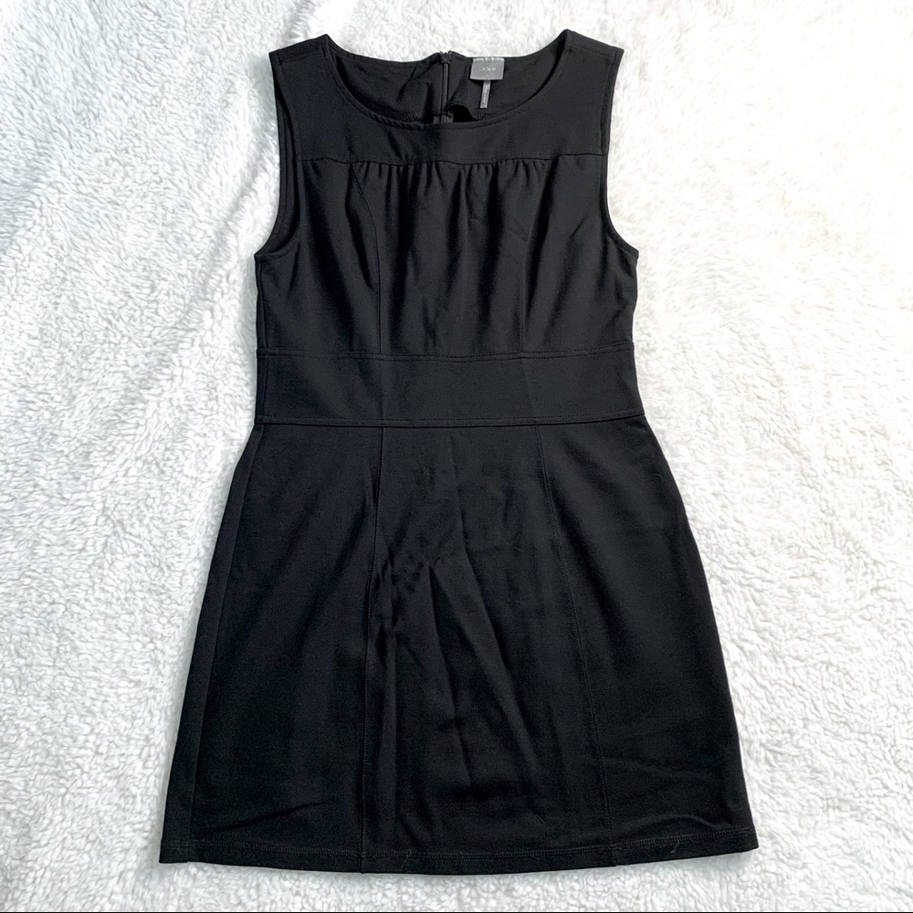 bobi Sleeveless Black Sheath Dress
